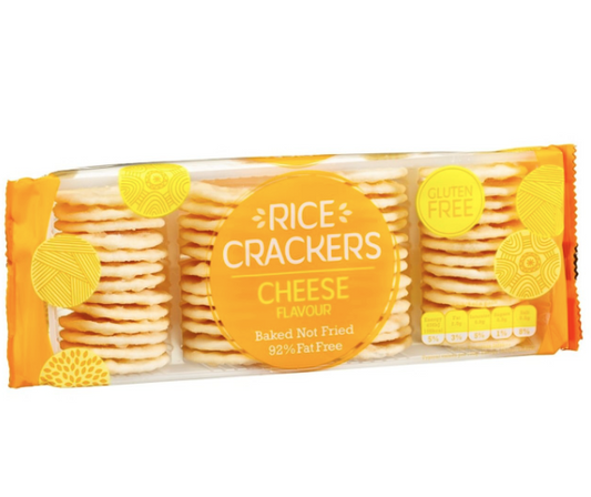 Rice Crackers Cheese Fat Free 100g