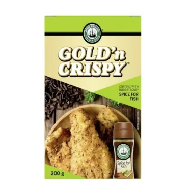 Gold 'n Crispy with Spice For Fish Robertsons 200g