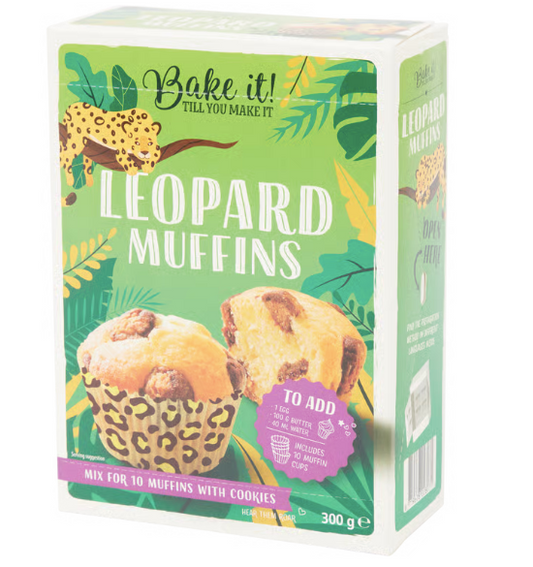 Leopard Muffin Mix Bake it! 300g