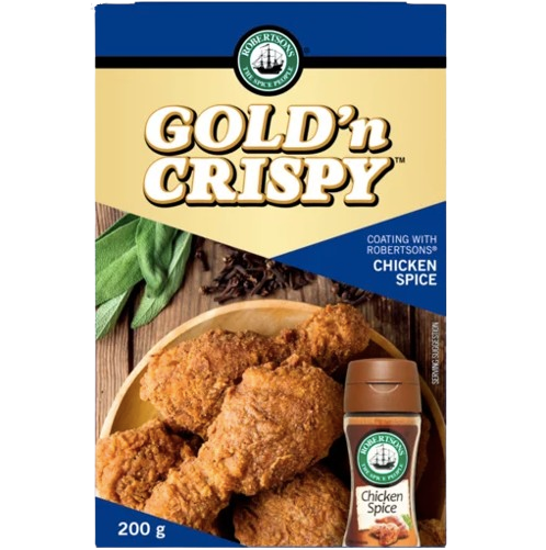 Gold 'n Crispy with Chicken Spice Robertsons 200g
