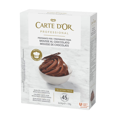 CARTE D'OR Mousse Chocolate 3 X 240 G