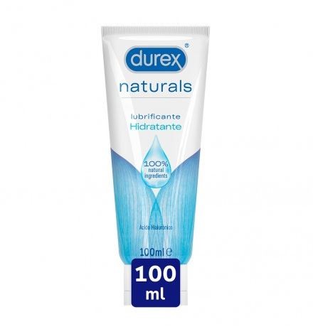 Durex Naturals Feuchtigkeitsspendendes Gleitmittel mit Hyaluronsäure, 100 ml