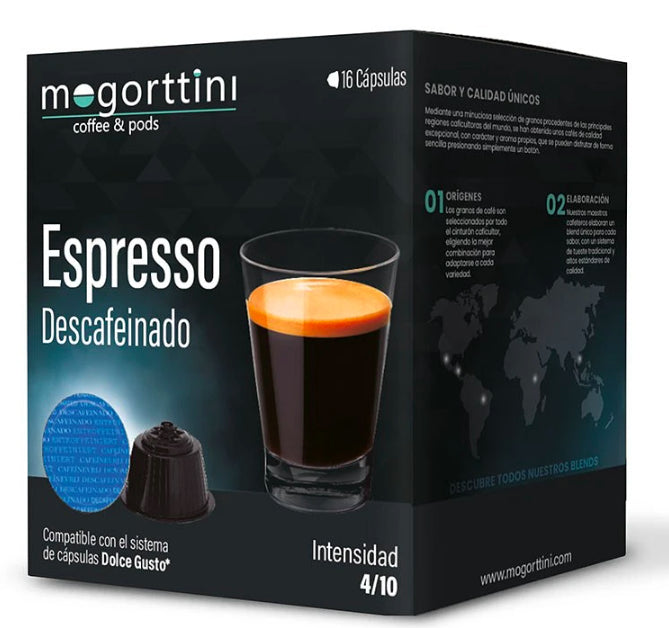 Espresso Descafeinado Mogorttini Dolce Gusto