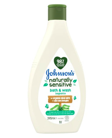 Johnson's Baby Naturally Sensitive Bath 395ml