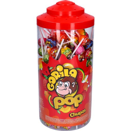 Gorilla Gum Lollipop per 5 pops