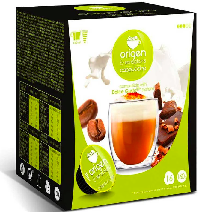 Cappuccino Origen Sensations Dolce Gusto – The Yum Family Shop