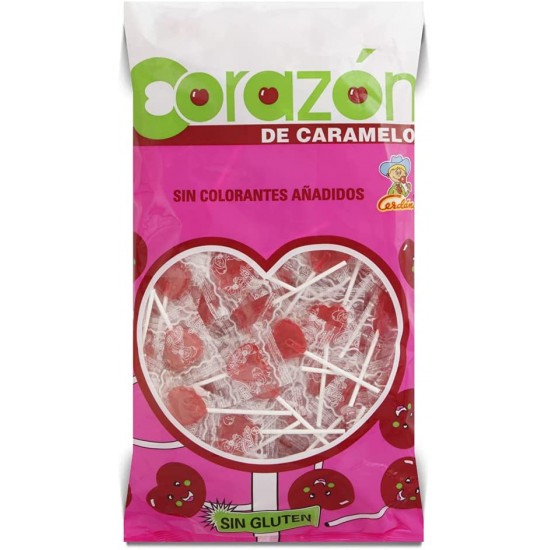 Mini Heart Lollipops per 10