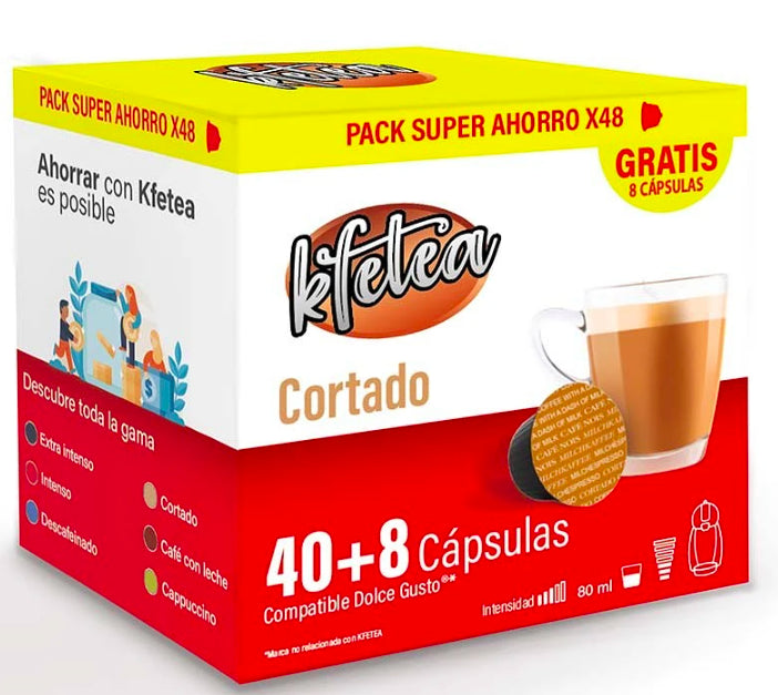 Cortado Dolce Gusto Kfetea 48er Packung