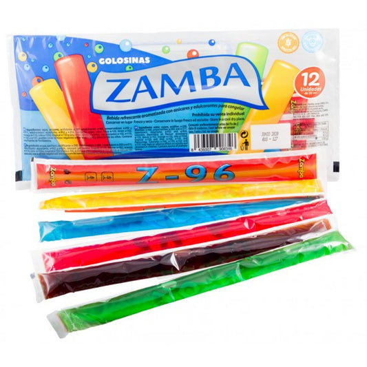 Zamba Tray 12 units Ice Lolly Freeze and Yum