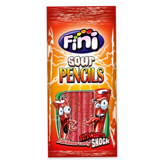 Strawberry Sour Pencils 90g