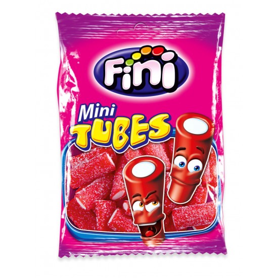 Mini Tubos Fresa 100g