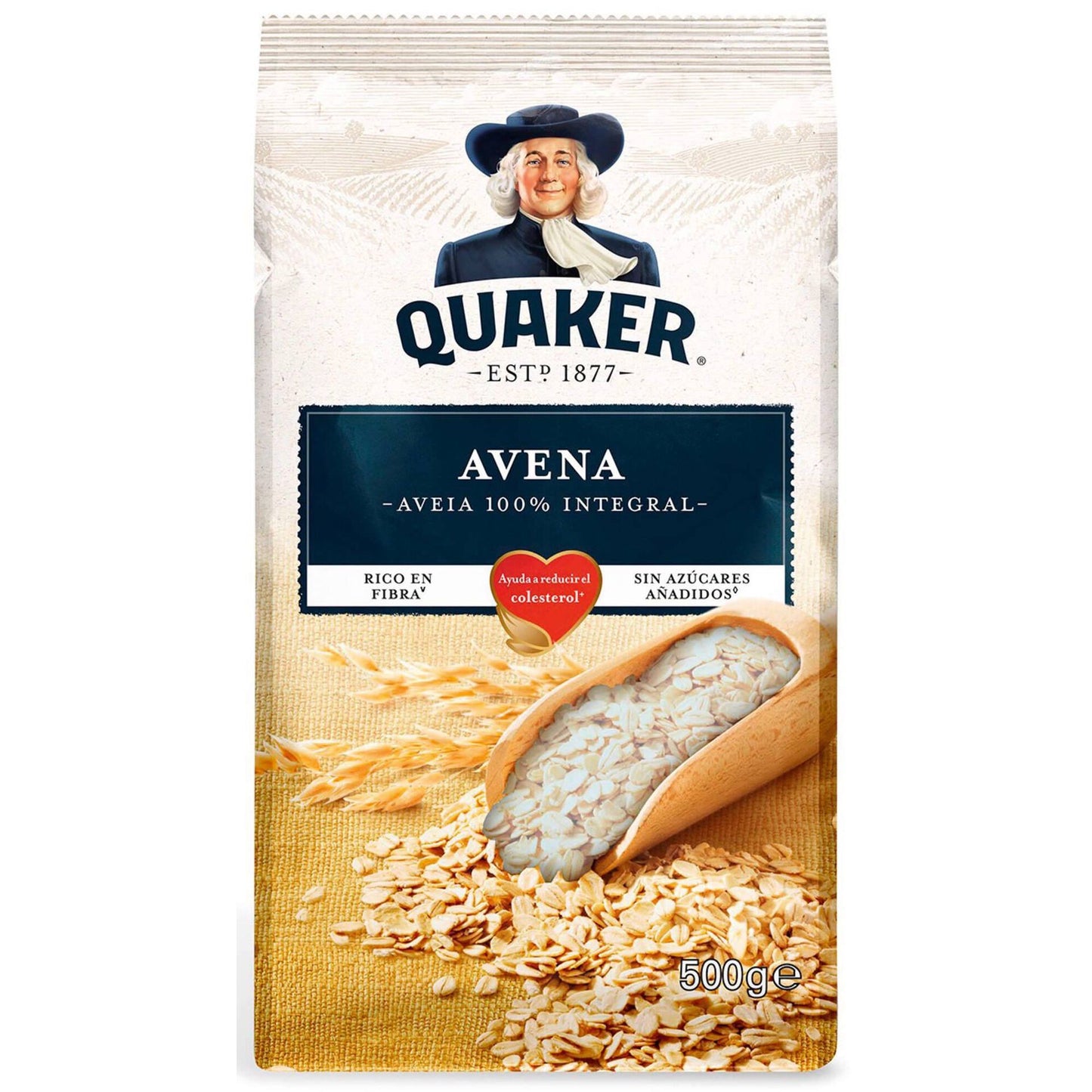 Quaker – Whole Oat Flakes Quaker 500g – 500 G – Oat Flakes and Porridge – South African Products