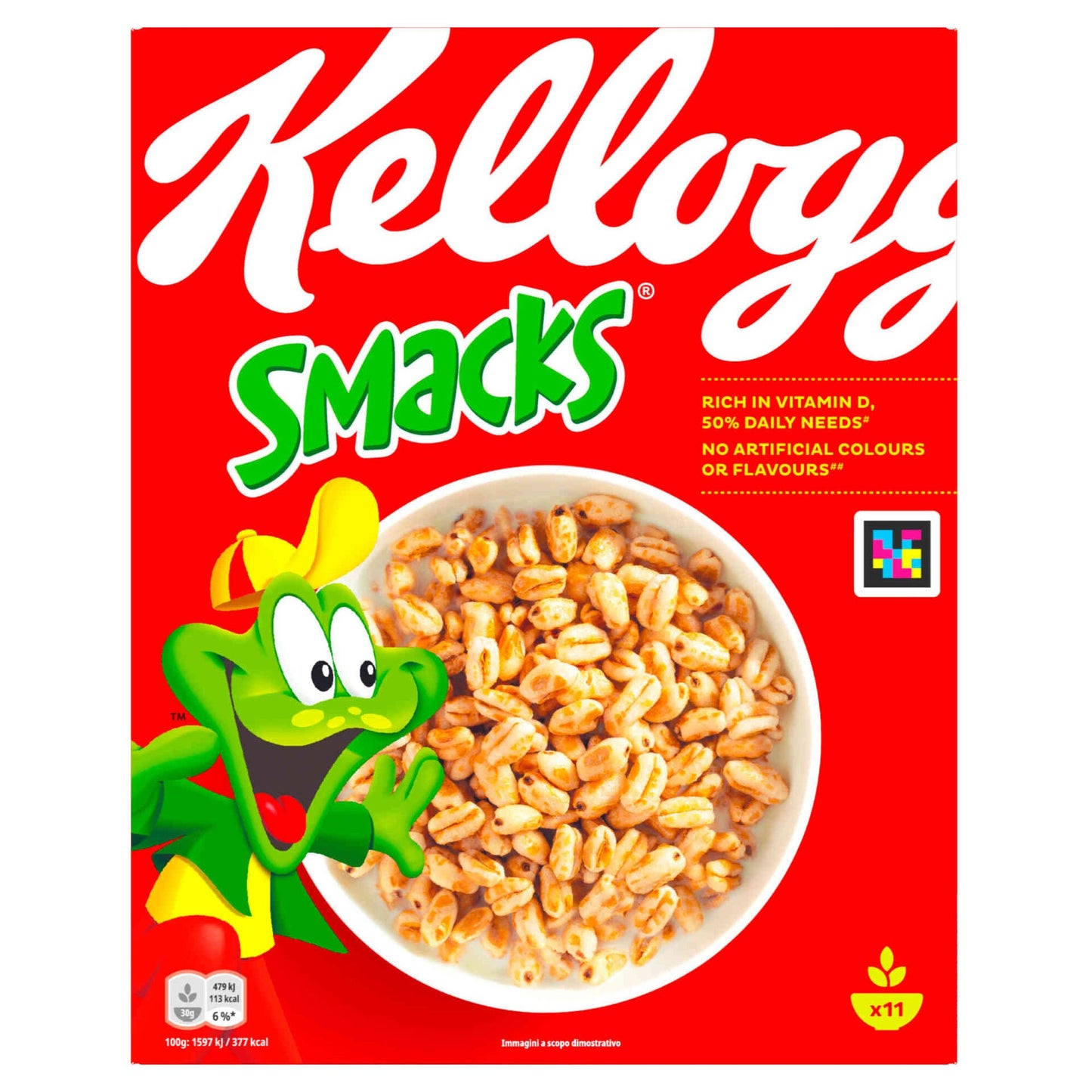Smacks Cereals Kellogg's 330g – children youth cereals – breakfast cereals