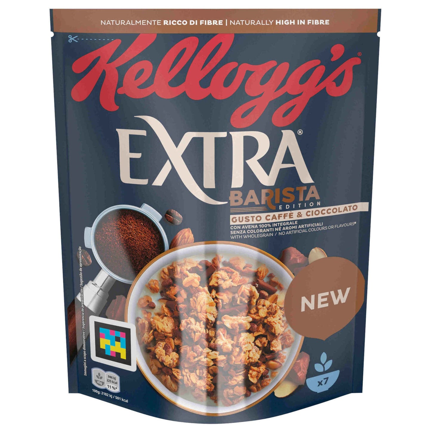 Kelloggs – Extra Barista Coffee and Chocolate Granola – Muesli and Granola – South African Products
