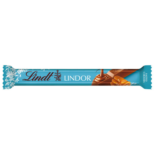 Milk Chocolate and Salted Caramel  Lindt 38 grams