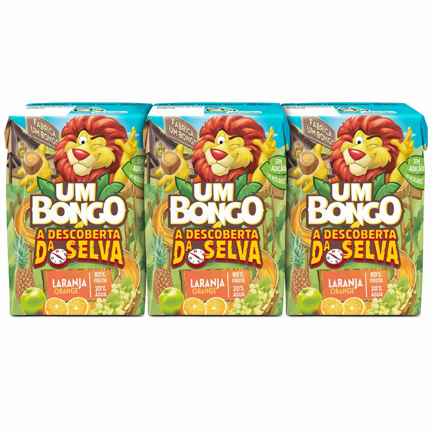 Bongo Orangensaft 3er-Pack 200ml