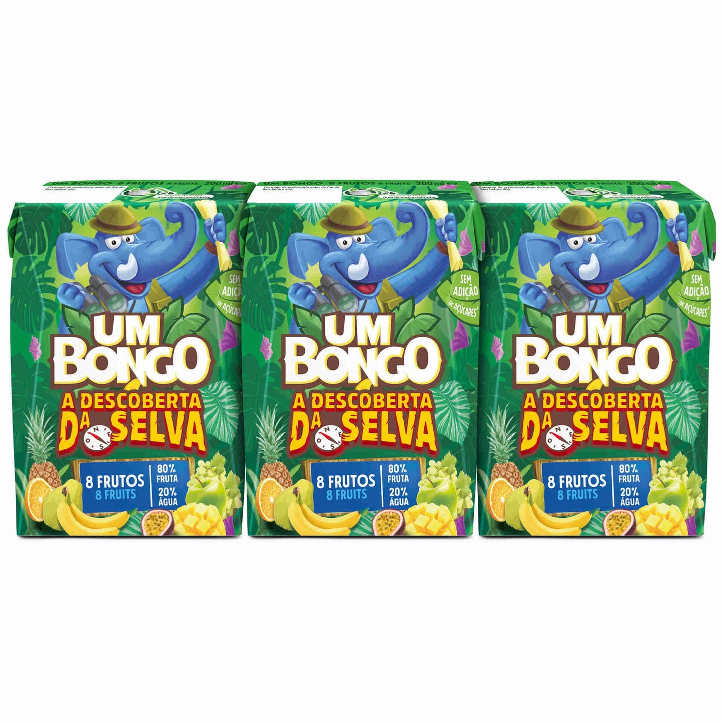 Nectar 8 Fruits 3x200ml Um Bongo