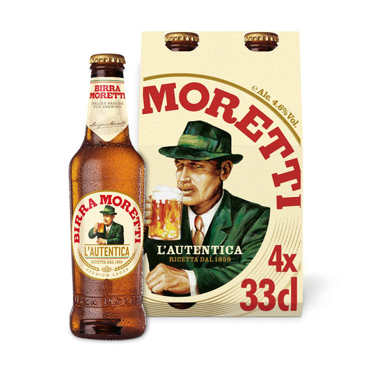 Birra Moretti  4 x 33cl