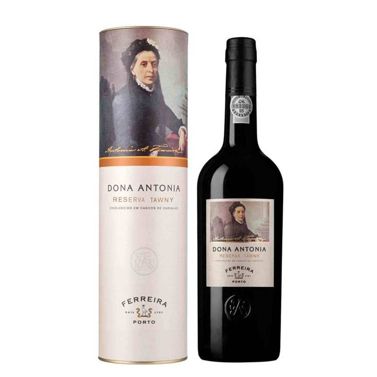 Ferreira Dona Antónia Tawny Port – 750ml Bottle (20% ABV) | Prestigious Portuguese Tawny