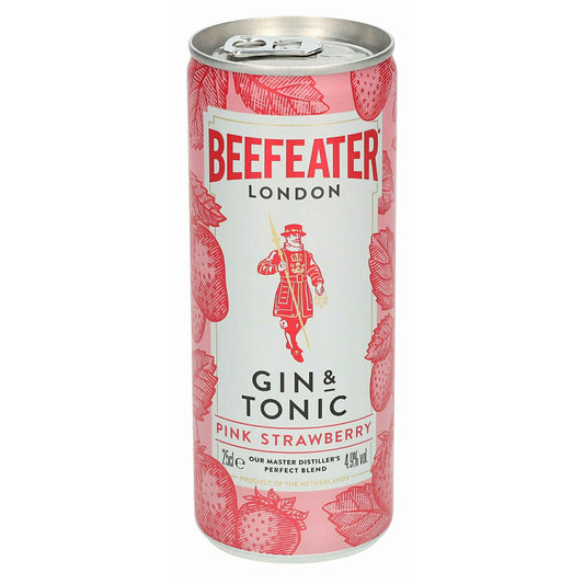 Beefeater Pink Strawberry Gin & Tonic 25cl