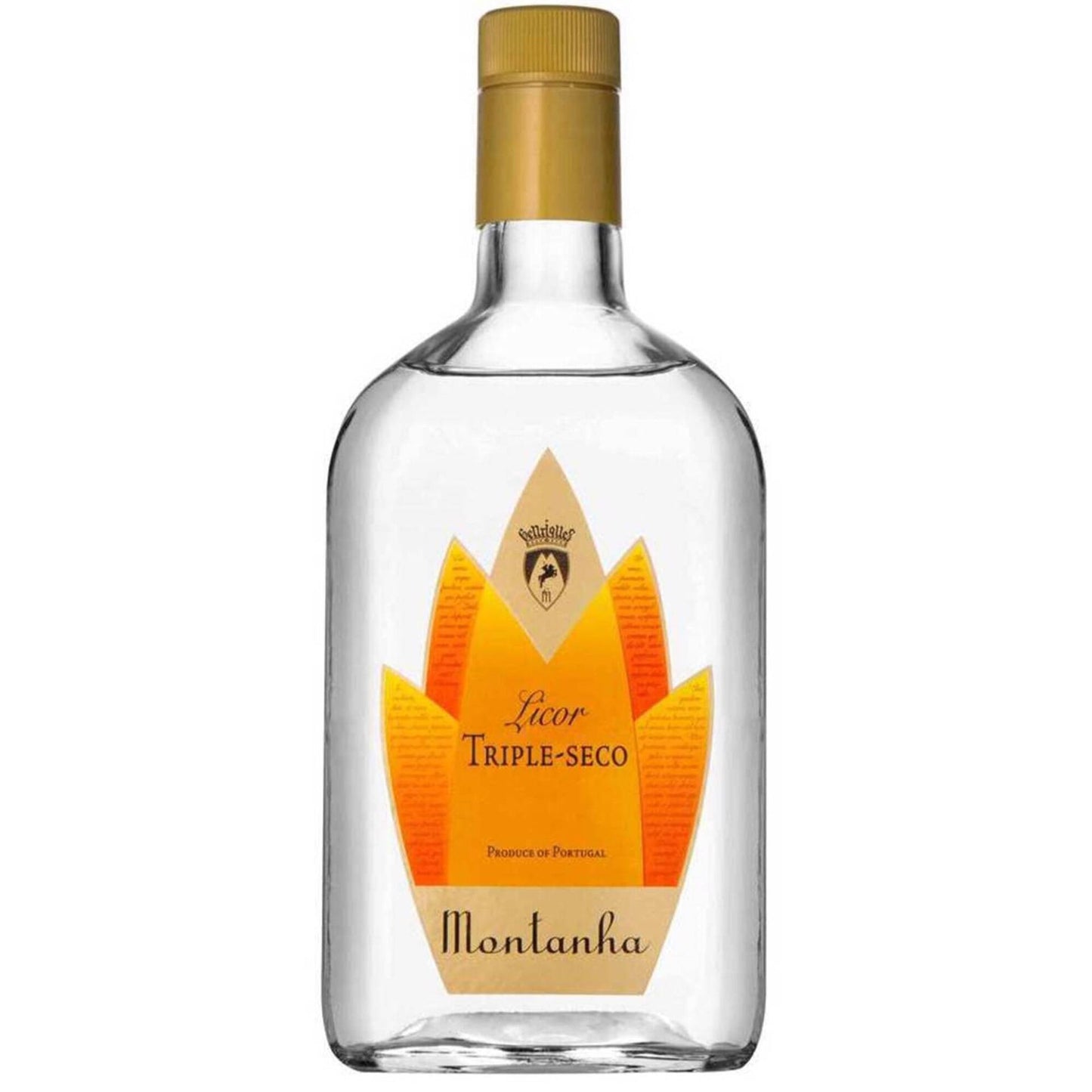 Triple Seco Montanha 🍊 – 1L Bottle (17% ABV), Classic Portuguese Orange Liqueur