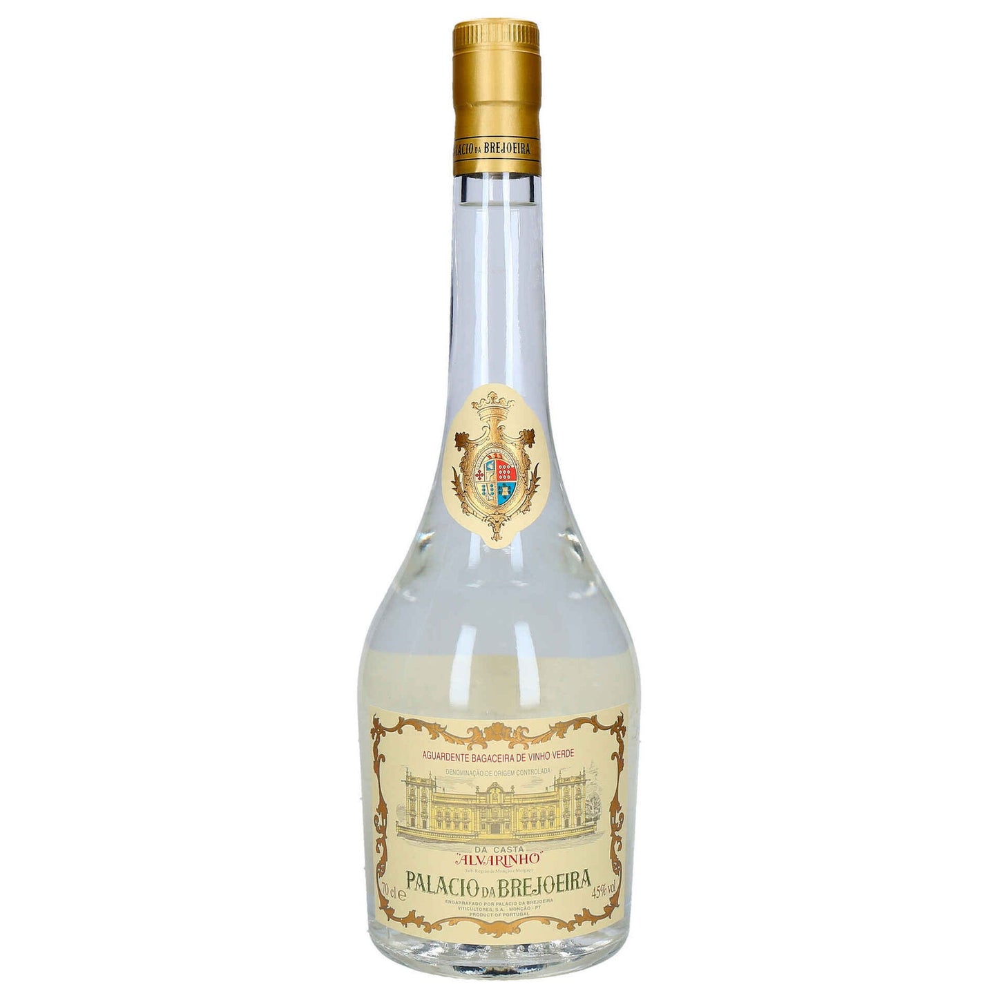 Aguardente Bagaceira Palácio da Brejoeira Alvarinho – 700 ml Bottle (40% ABV) | Elegant Portuguese Pomace Brandy