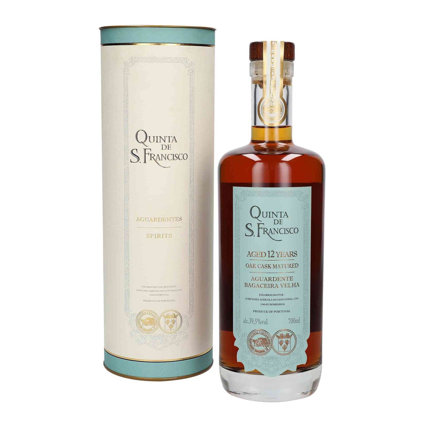Bagaceira Velha Quinta de São Francisco Brandy – 70cl Bottle (40% ABV) | Refined Portuguese Pomace Brandy