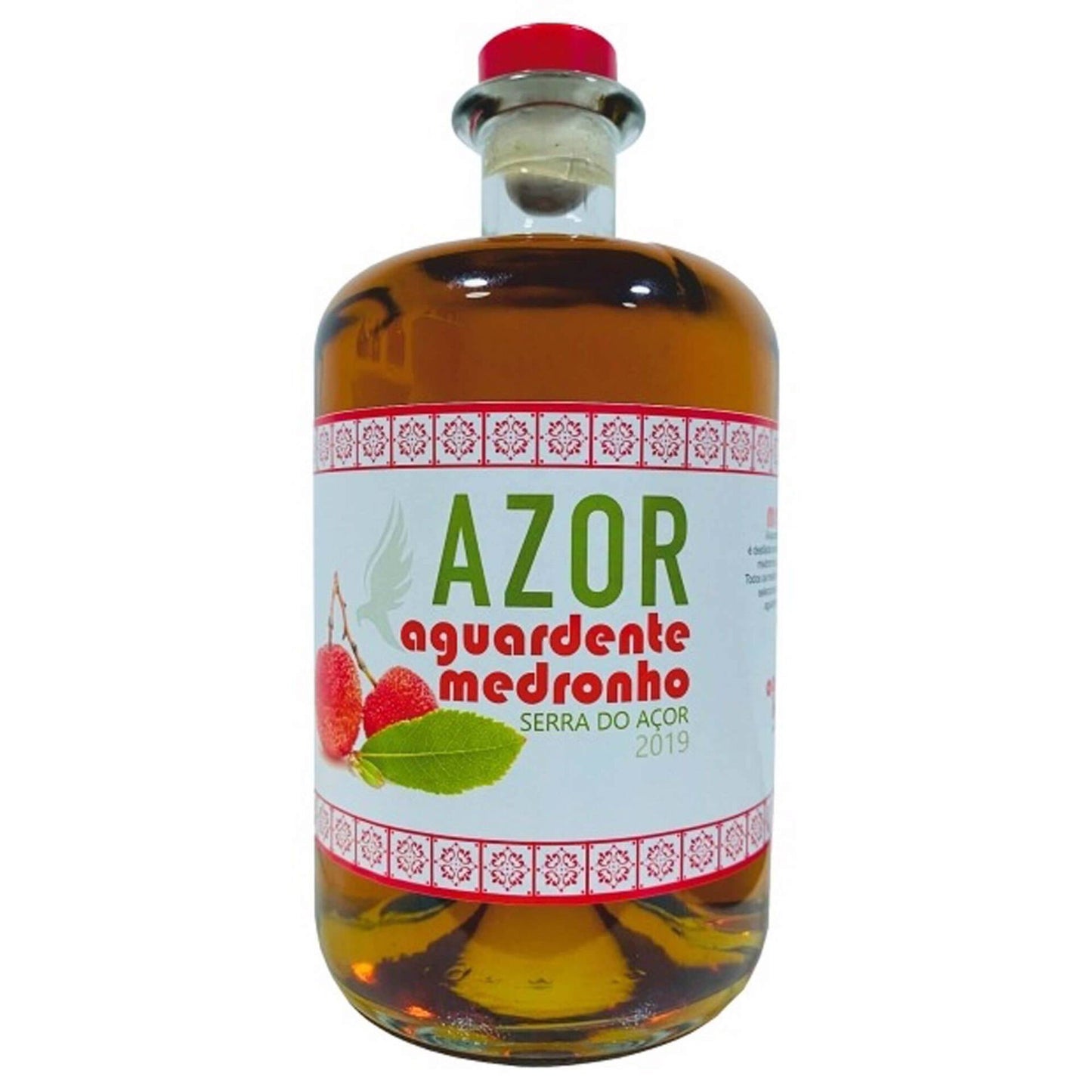 Azor Serra do Açor Aguardente de Medronho – 700ml Bottle (40% ABV) ,Authentic Portuguese Wild Fruit Brandy