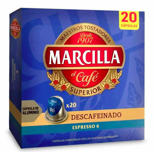 Decaffeinated Marcilla Nespresso