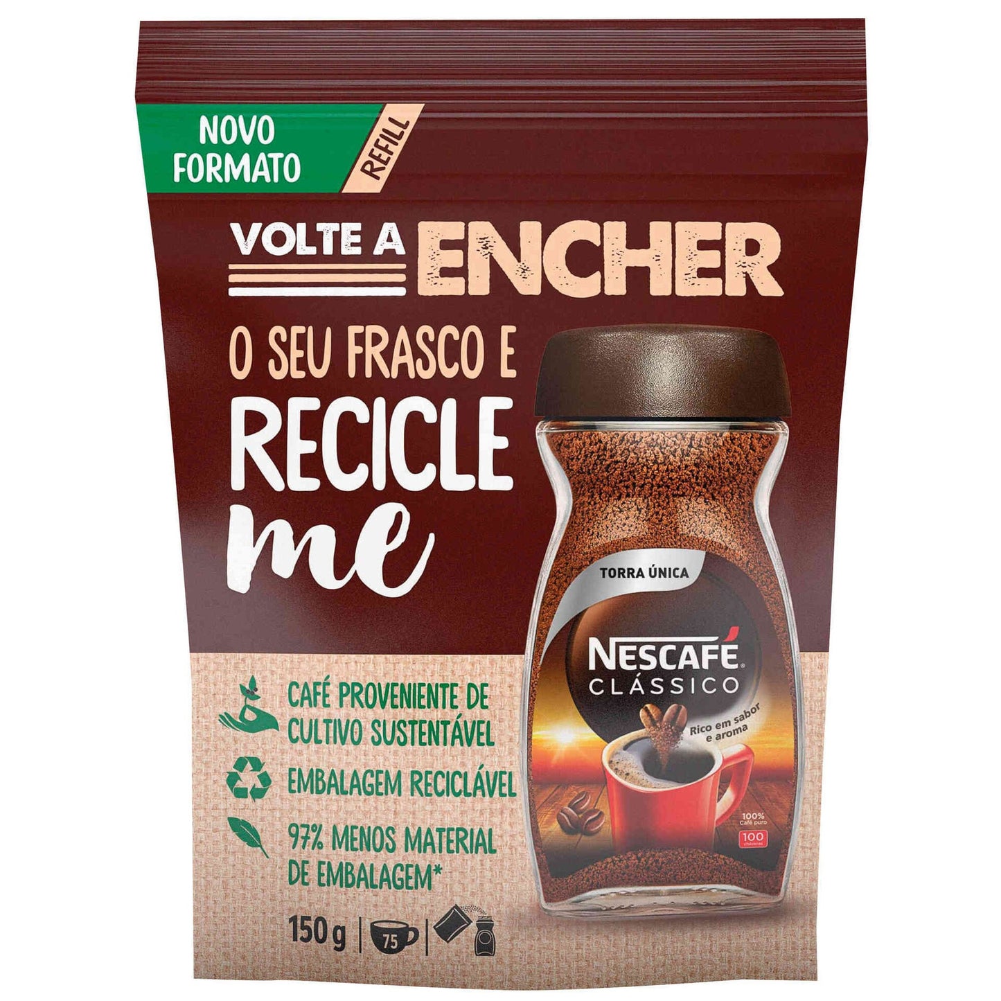Classic Instant Coffee Refill Nescafé 150g