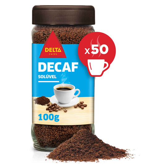 Delta Soluble Decaffeinated Instant Coffee 100 g