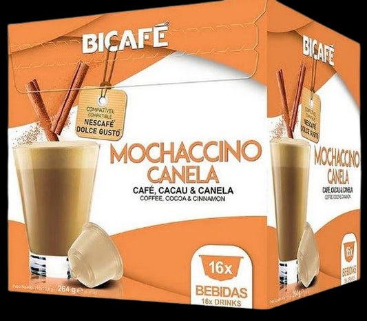 Bicafé Mocachino with cinnamon Dolce Gusto compatible