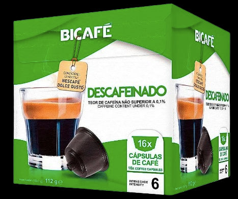 Bicafé Descafeinado Decafe Dolce Gusto compatible