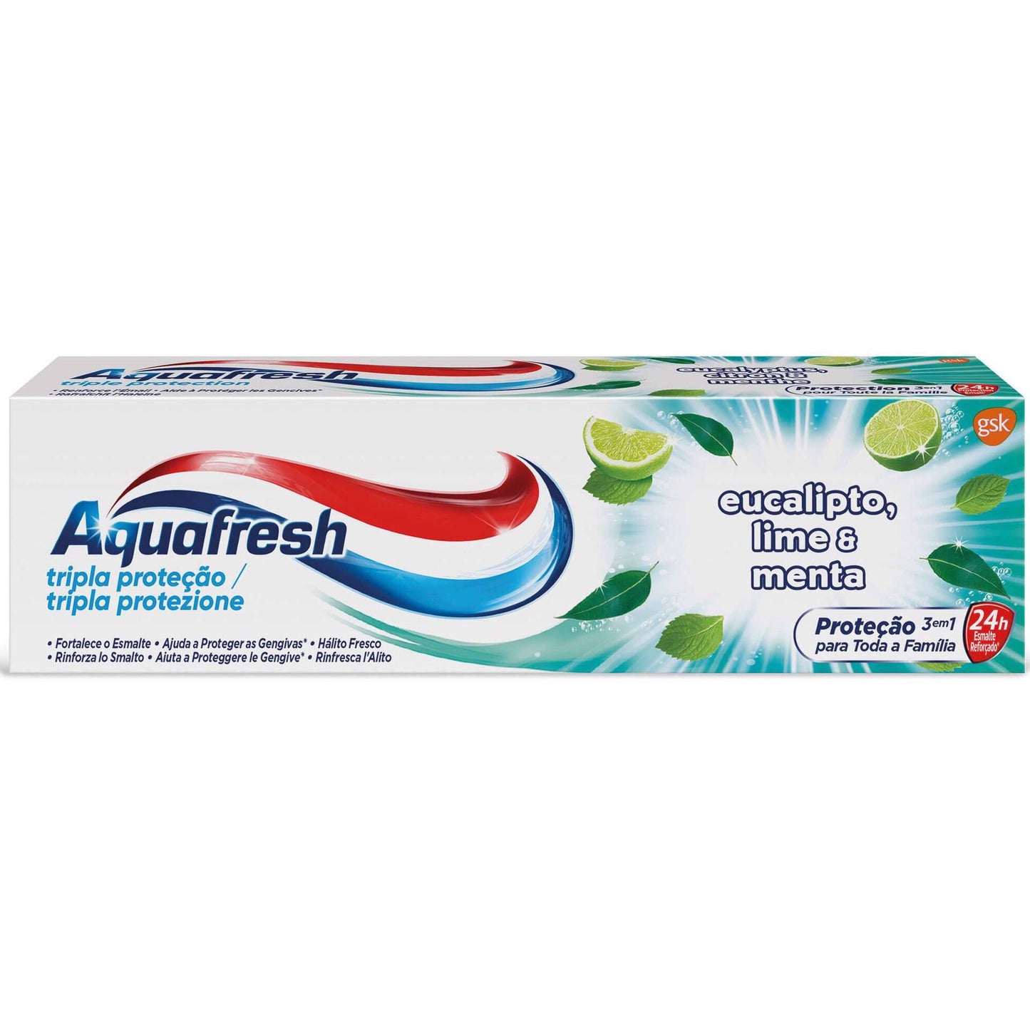 Eucalyptus, Lime and Mint Toothpaste Aquafresh 75 ml