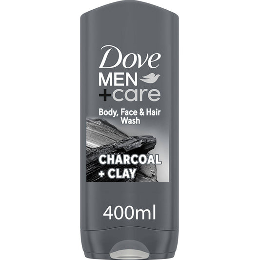 Men Charcoal + Clay Shower Gel Dove 400ml