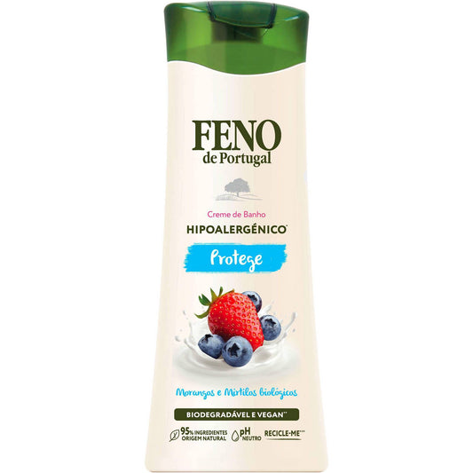 Hypoallergenic Shower Gel Protects Strawberries and Blueberries Feno 650 ml