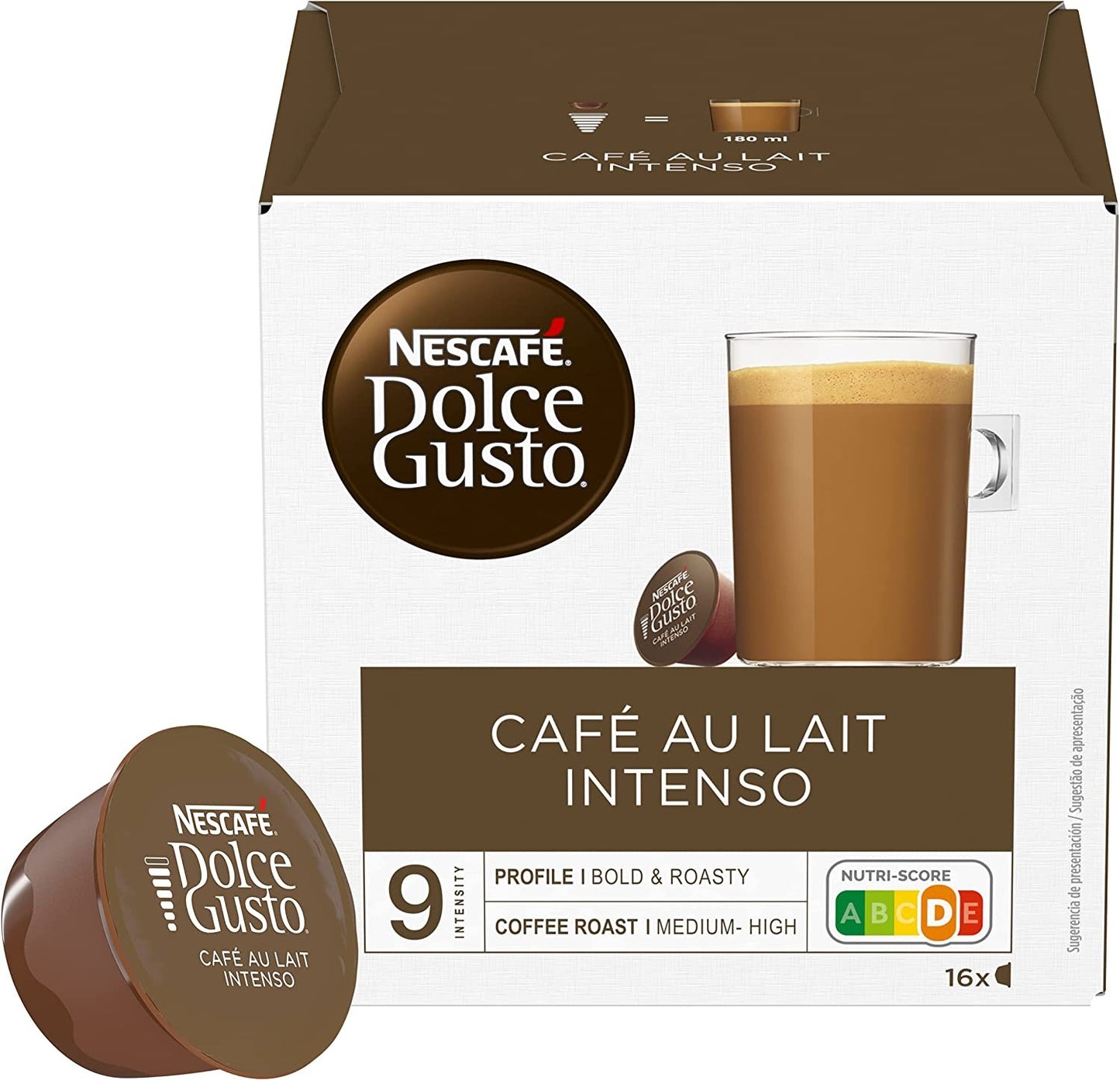 Café Au Lait Intenso Nescafe Dolce Gusto