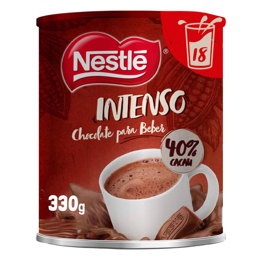 Intense Soluble Chocolate Drink 40% Gluten-Free Cocoa Nestlé 330gr