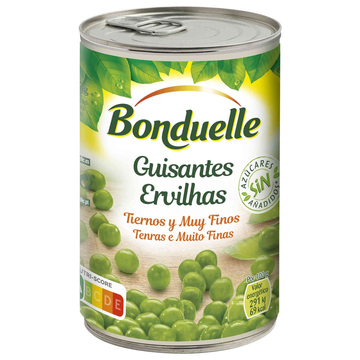 Peas Bonduelle 481g Gluten Free Peas