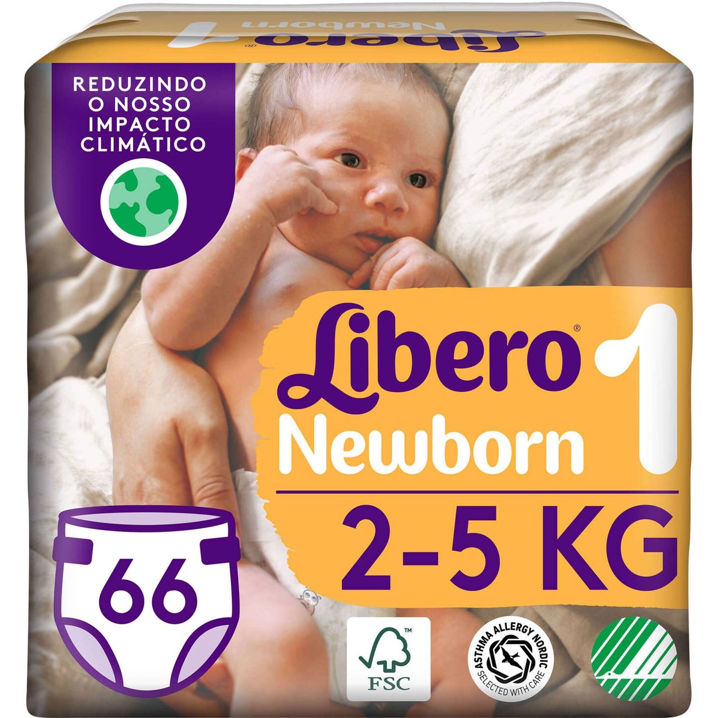 Libero Newborn Diapers T1 ECO 2–5 kg | Eco-Friendly Gentle Care for Newborns