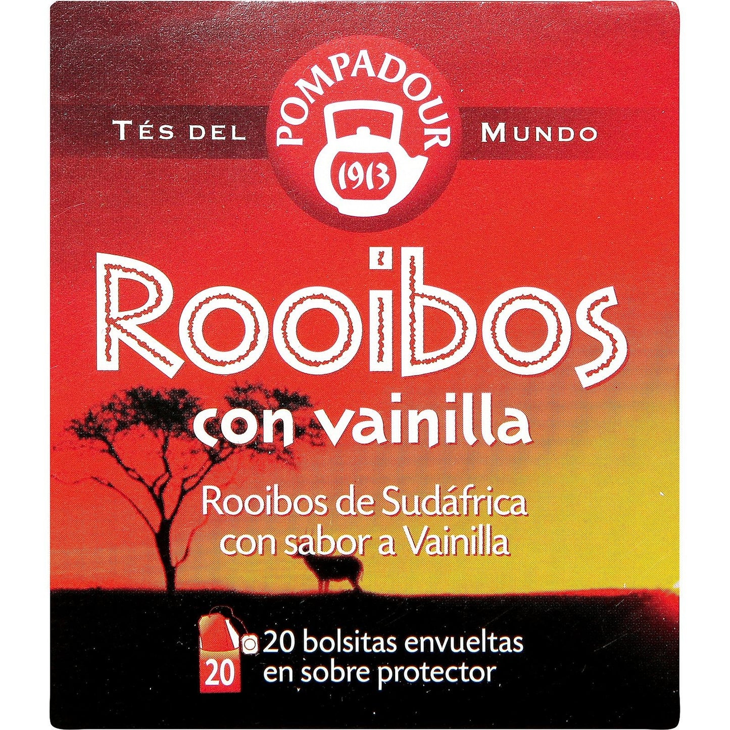 Té Rooibos Y Vainilla 20 Bolsitas