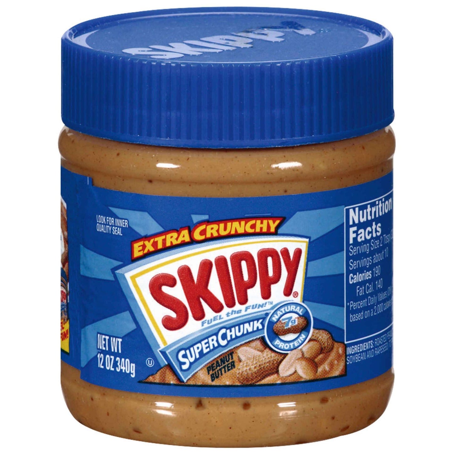 Skippy Crunchy Gluten-Free Peanut Butter 340g