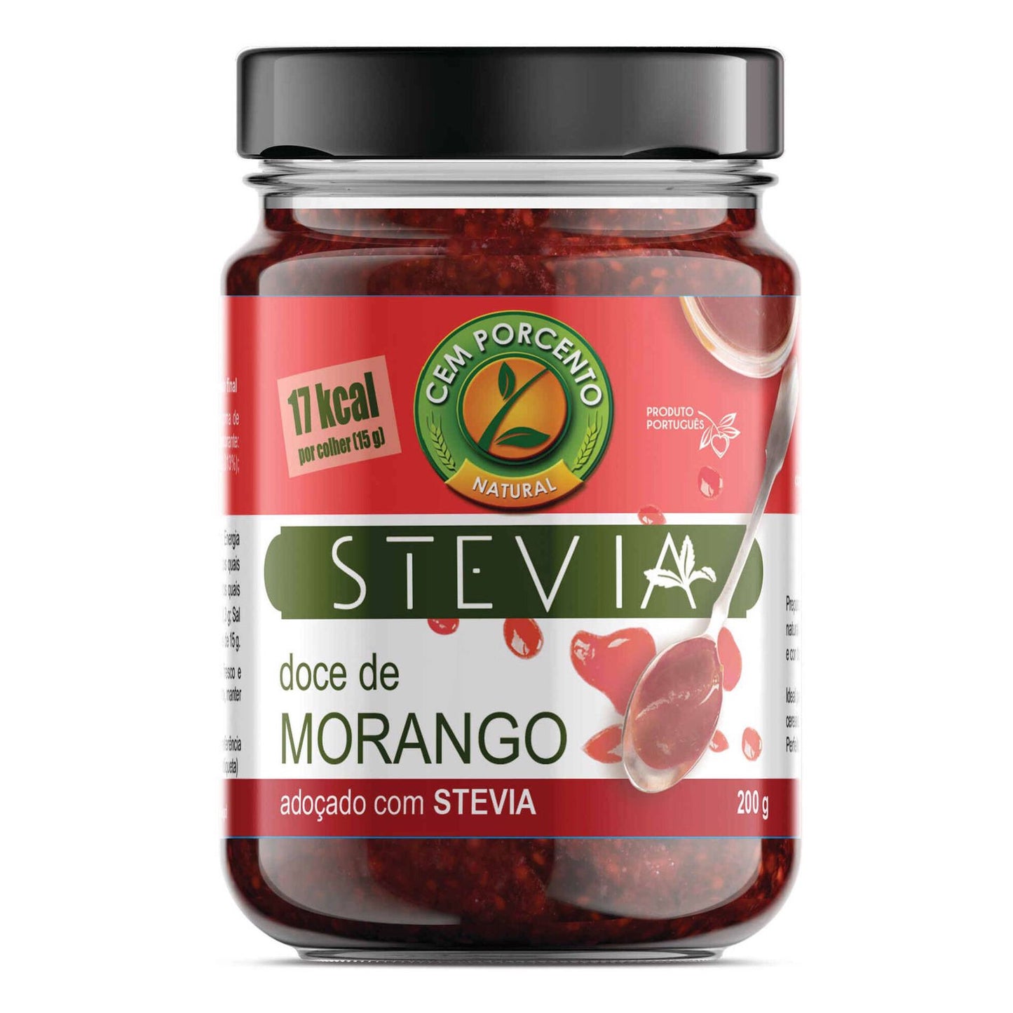 Mermelada de fresa sin stevia y azúcar 200 g