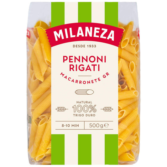 Large Penne Noodle Pasta Milaneza 500g