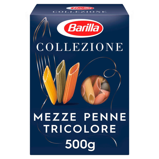 Penne Tricolor Pasta Barilla 500 gr