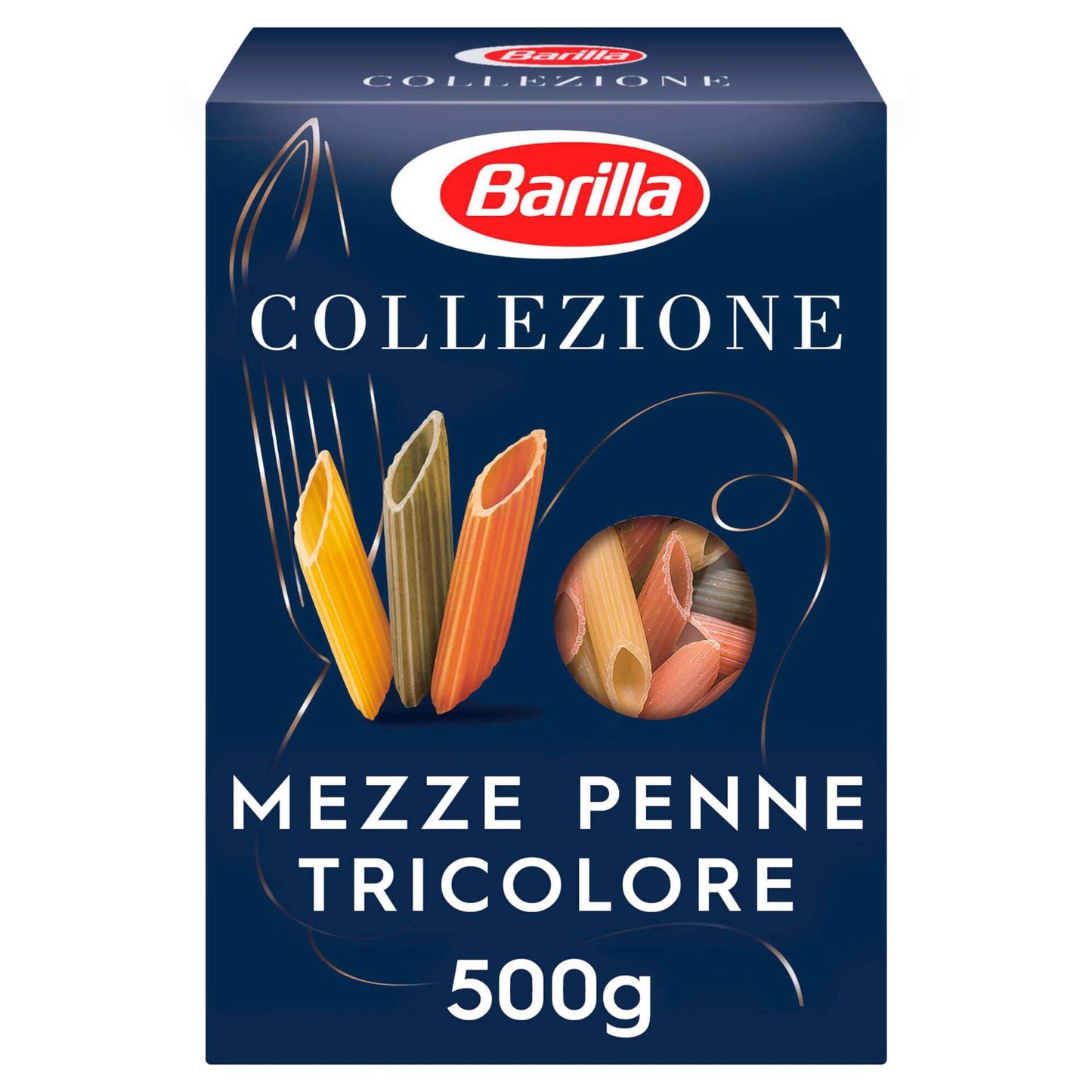 Penne Tricolor Pasta Barilla 500g