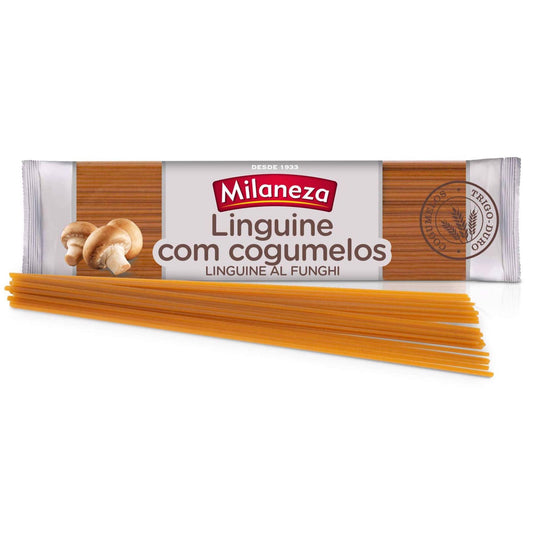 Linguine Pasta with Mushrooms Milaneza 500g