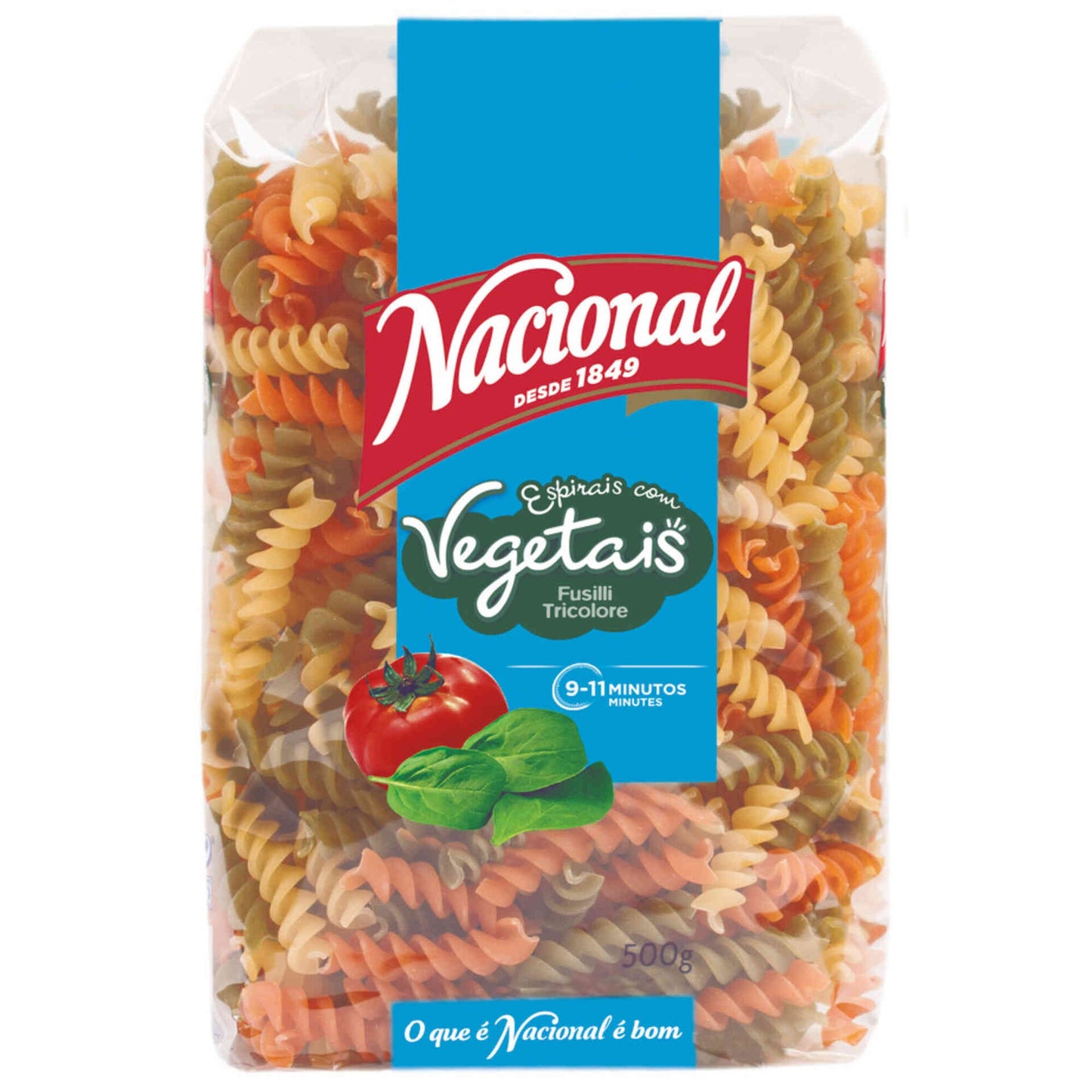 Fusilli Spiral Pasta with Tricolor 500g