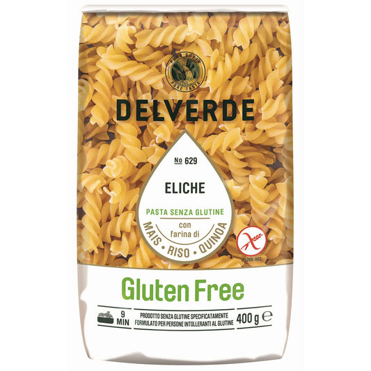 Gluten-Free Fusilli Spiral Pasta Delverde 400 grams