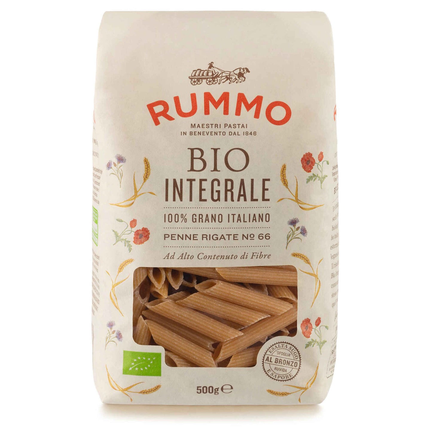 Whole Wheat Penne Pasta Rummo 500g